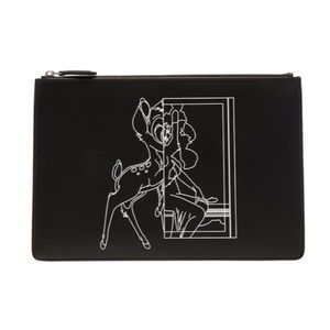Authentic GIVENCHY Bambi Printed Medium Pouch
